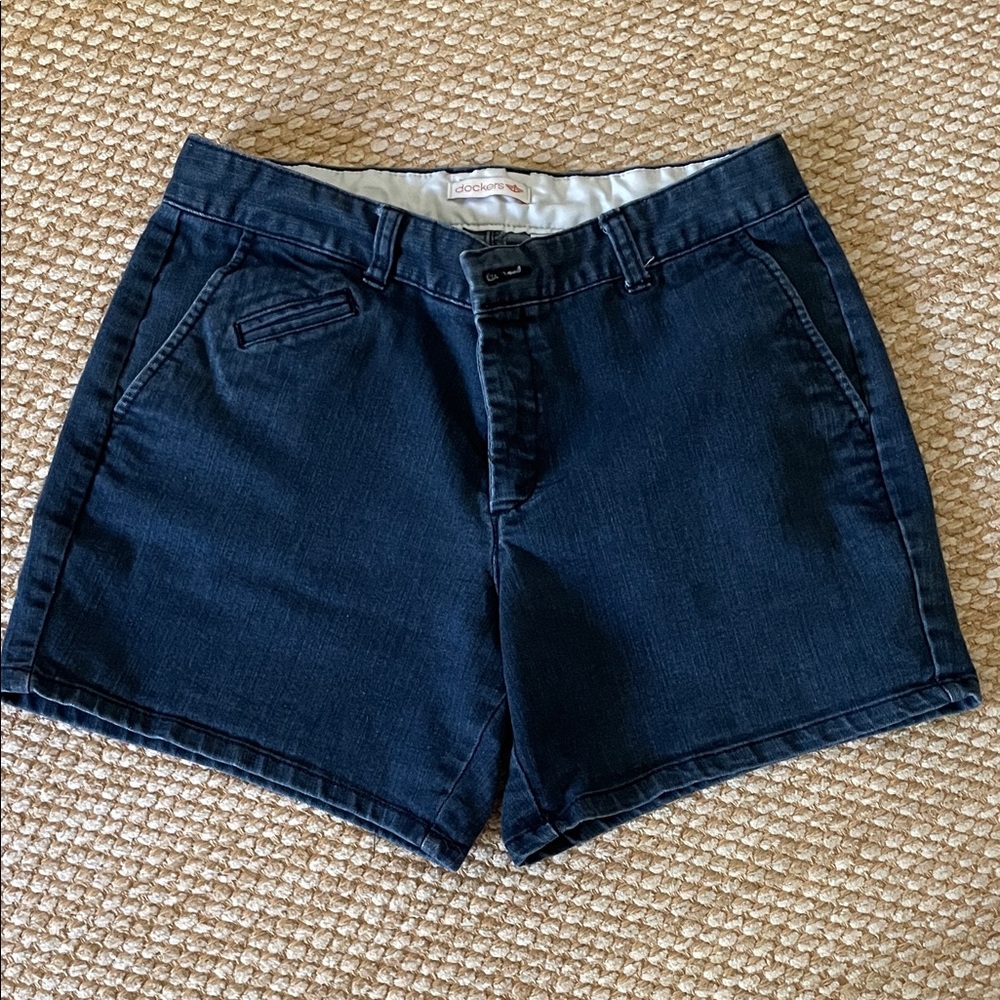 Dockers Women's Dark Blue Jean Shorts